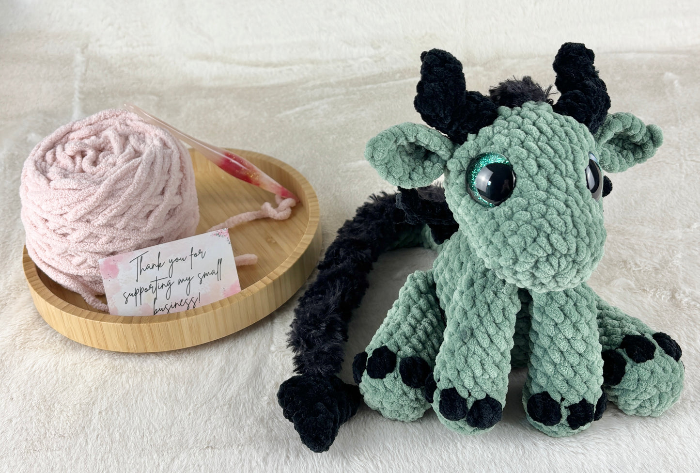 Crocheted Mini Dragon