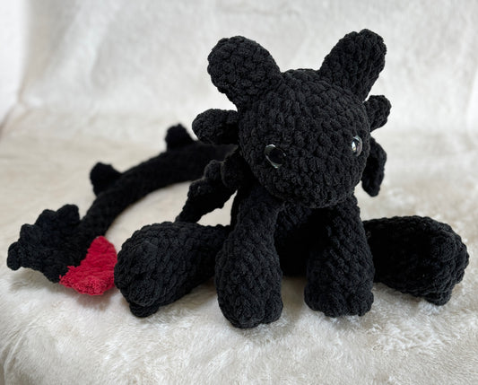 Midnight Dragon Plush