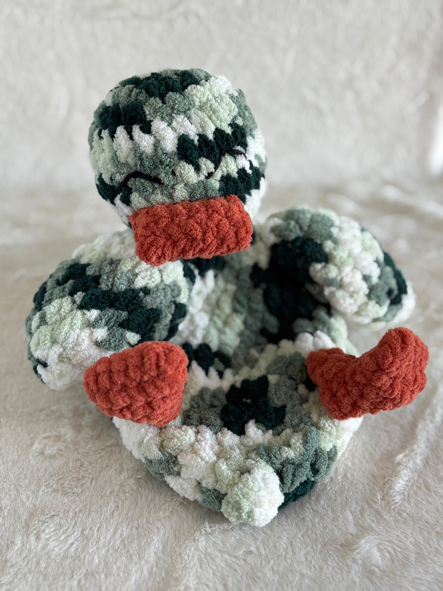Crochet Duck Snuggler