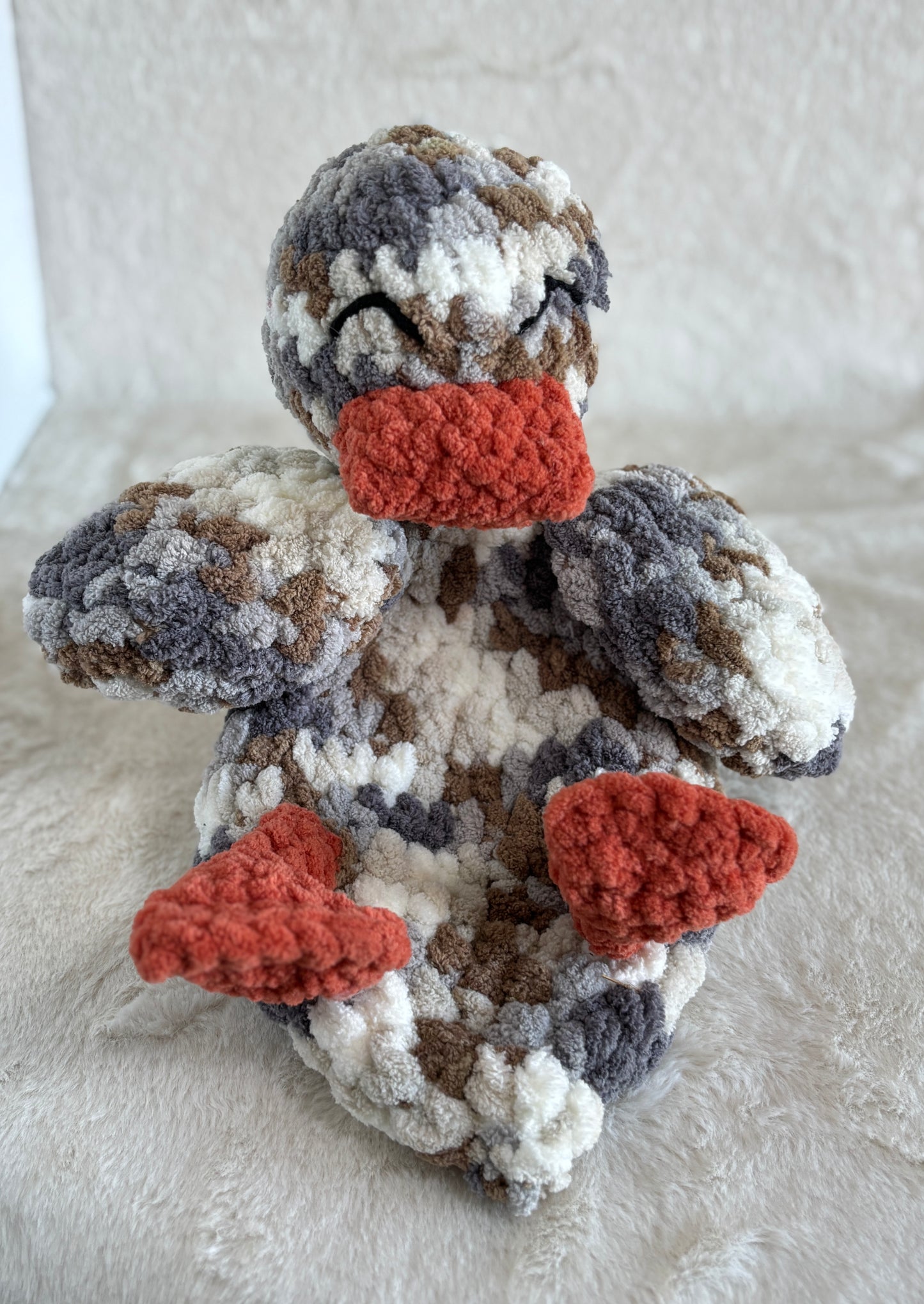 Crochet Duck Snuggler