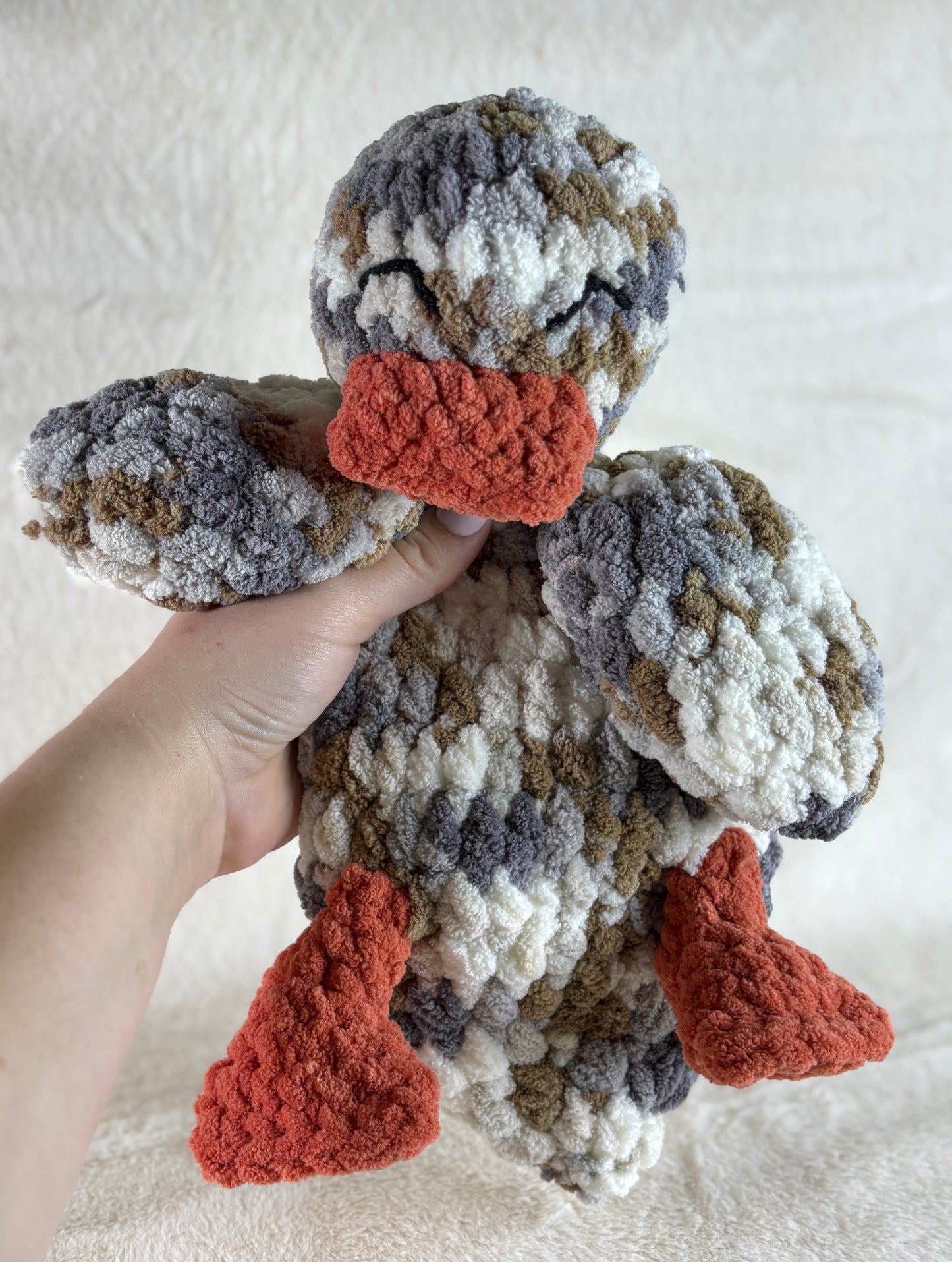 Crochet Duck Snuggler