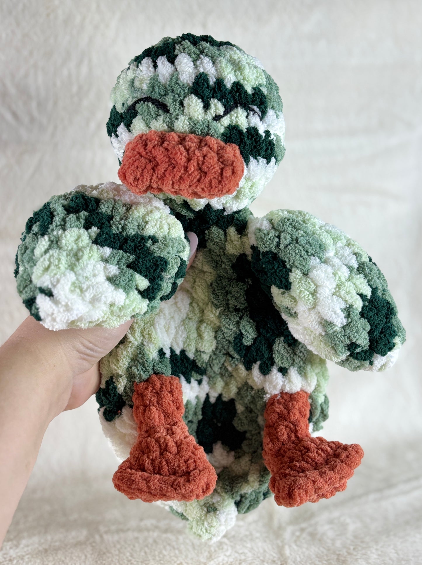 Crochet Duck Snuggler