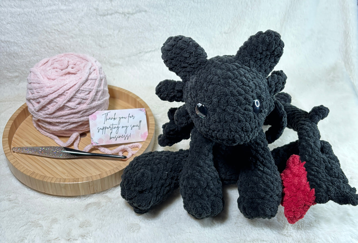 Midnight Dragon Plush