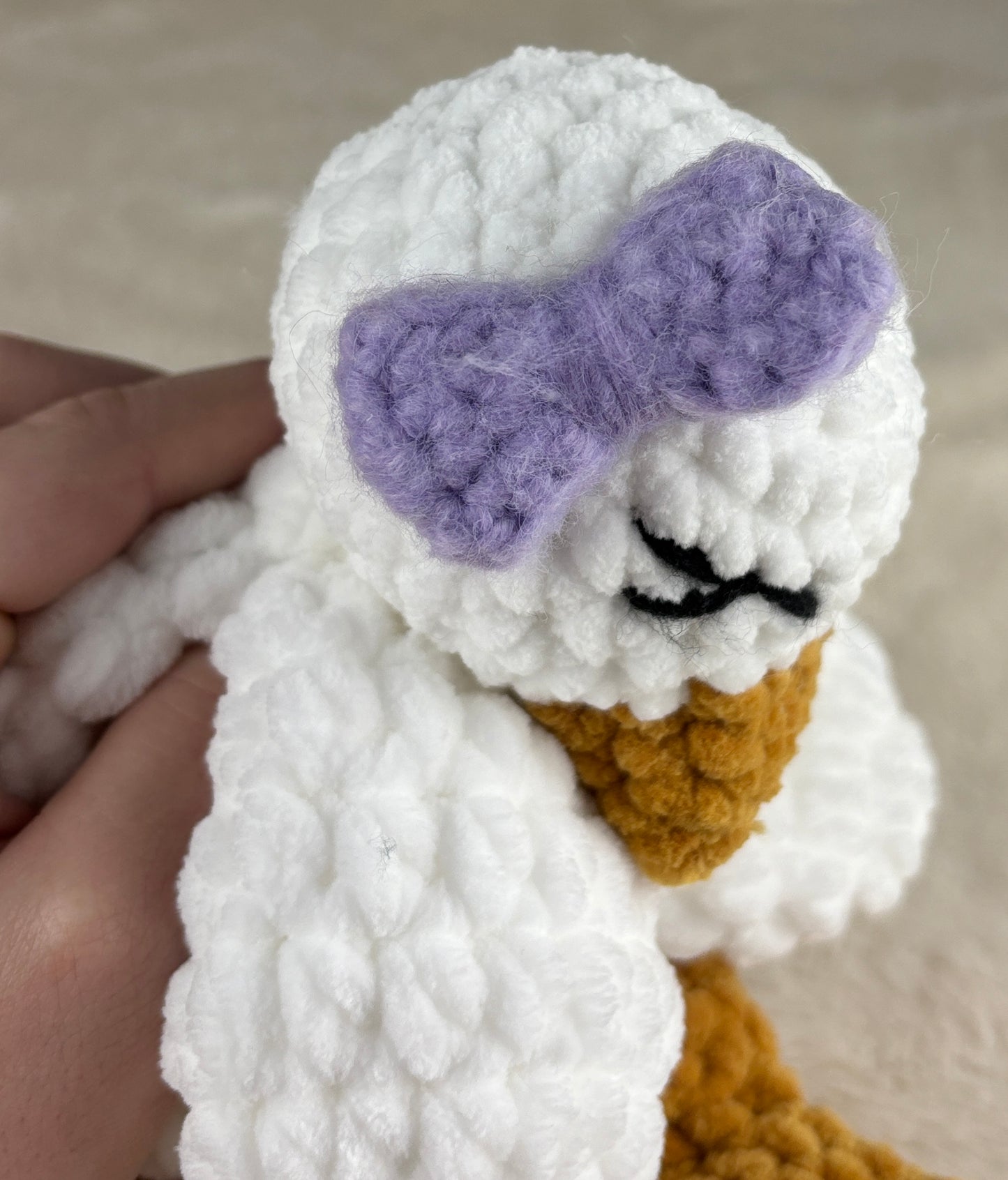 Crochet Duck Snuggler