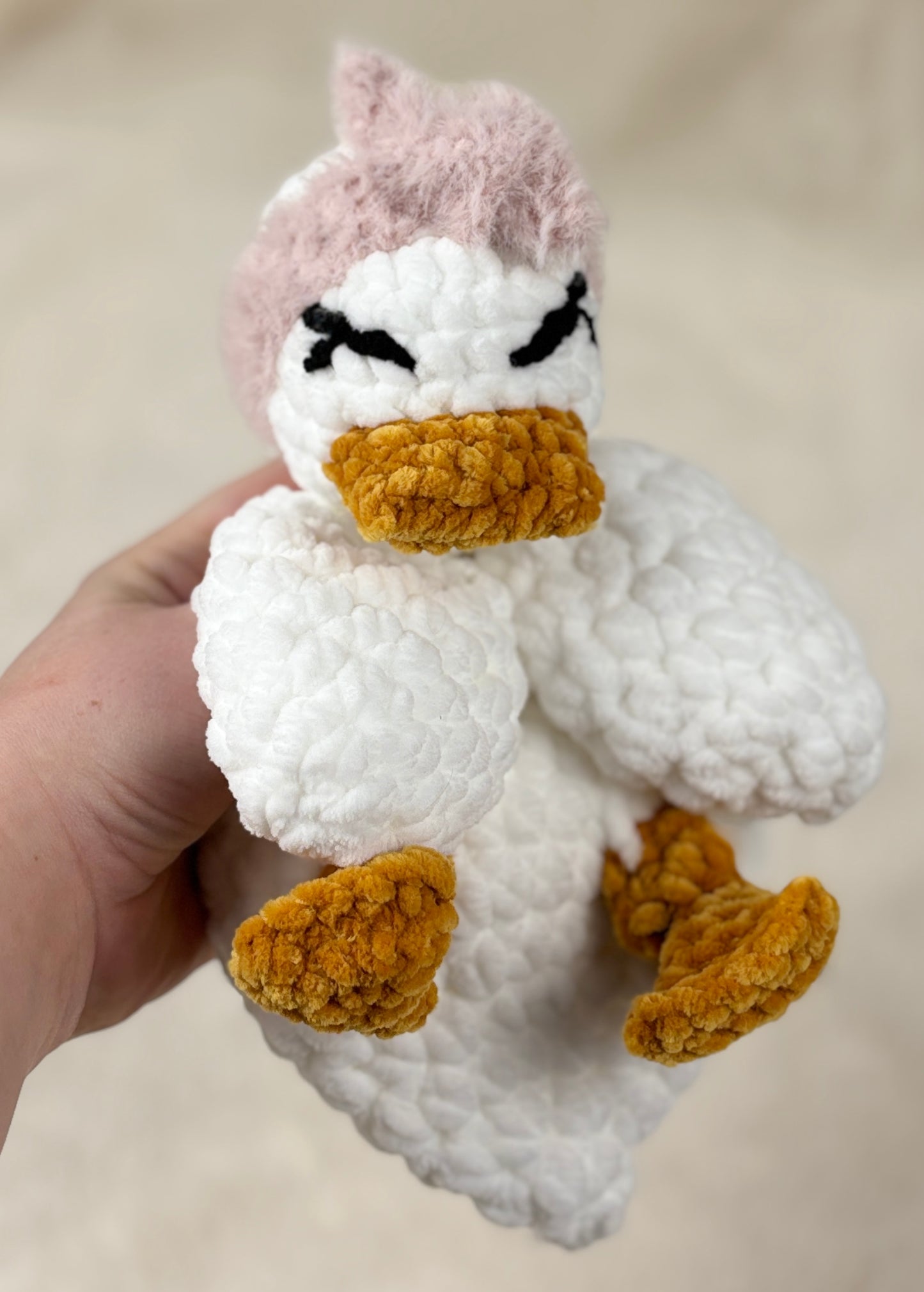 Crochet Duck Snuggler