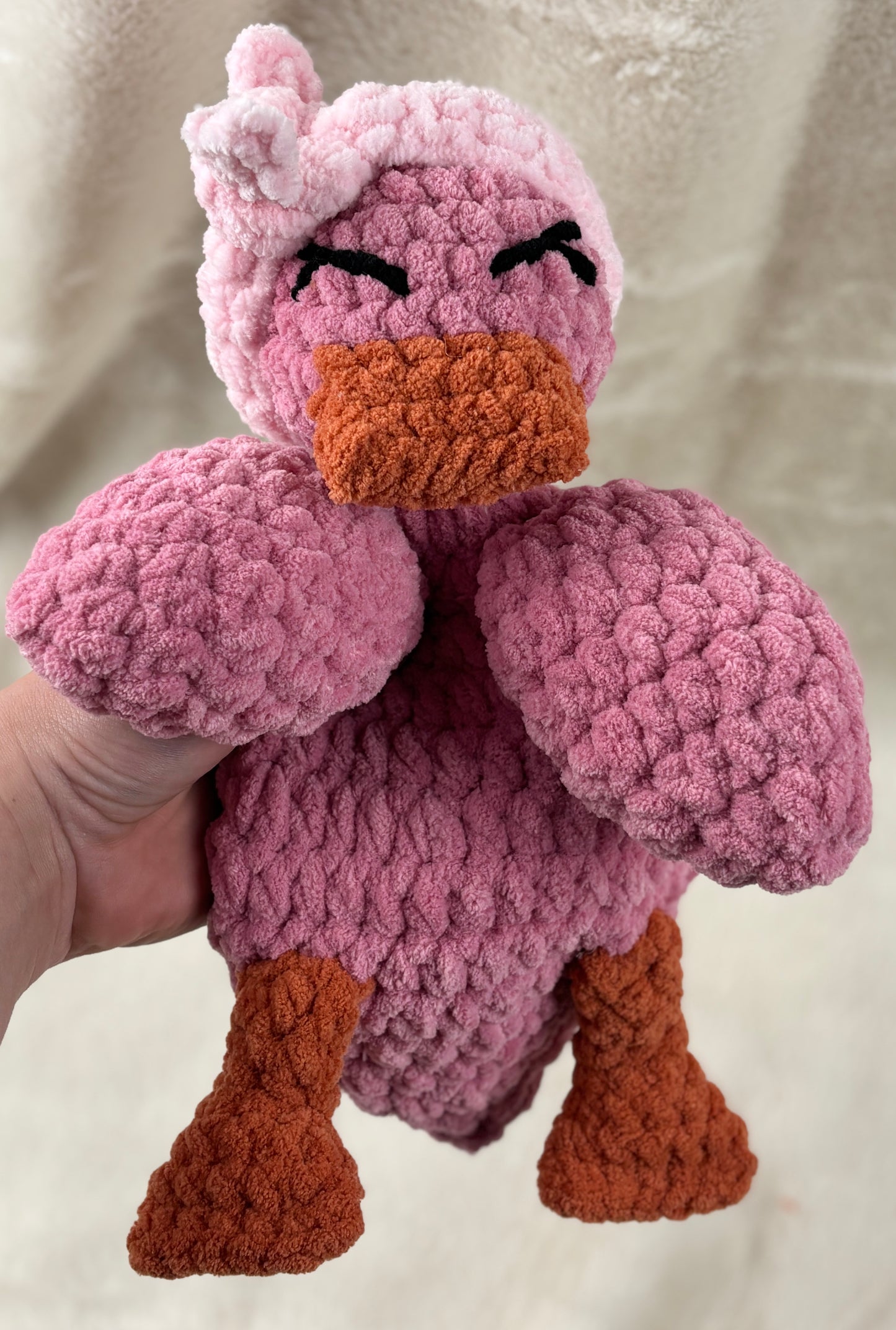 Crochet Duck Snuggler