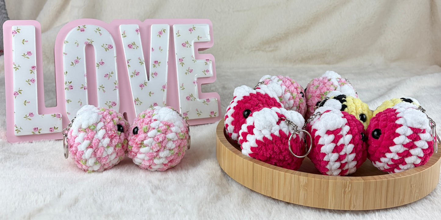 Magnetic Bee Keychain Pair